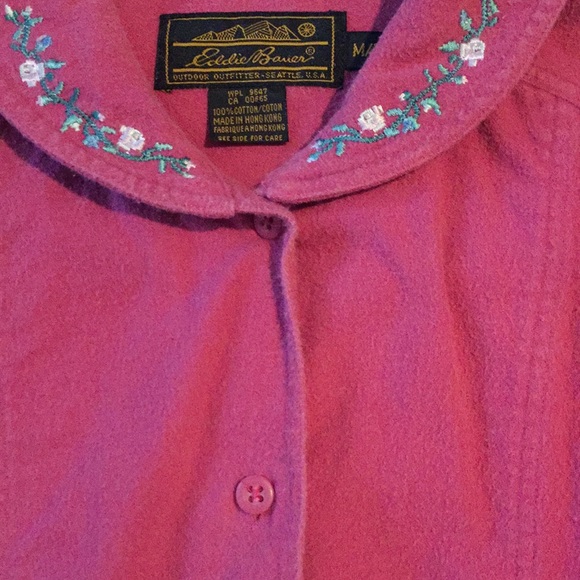 Women’s Eddie Bauer size M flannel shirt - Picture 2 of 5